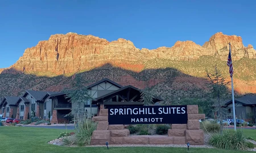 SpringHill Suites is located just outside the park