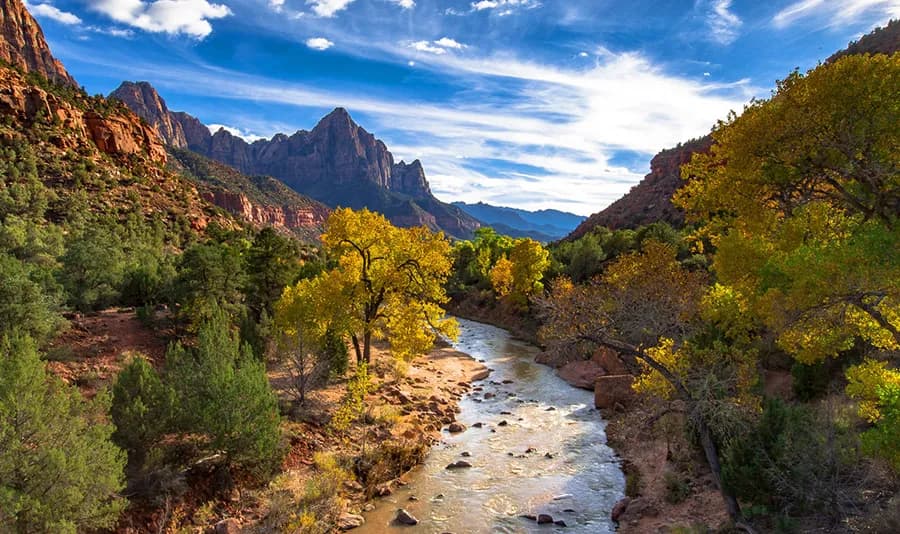 Zion National Park offers mild weather and fewer crowds in Spring