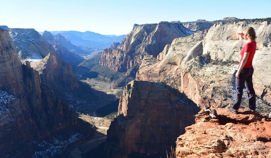 Observation Point is one of the trails in Zion National Park