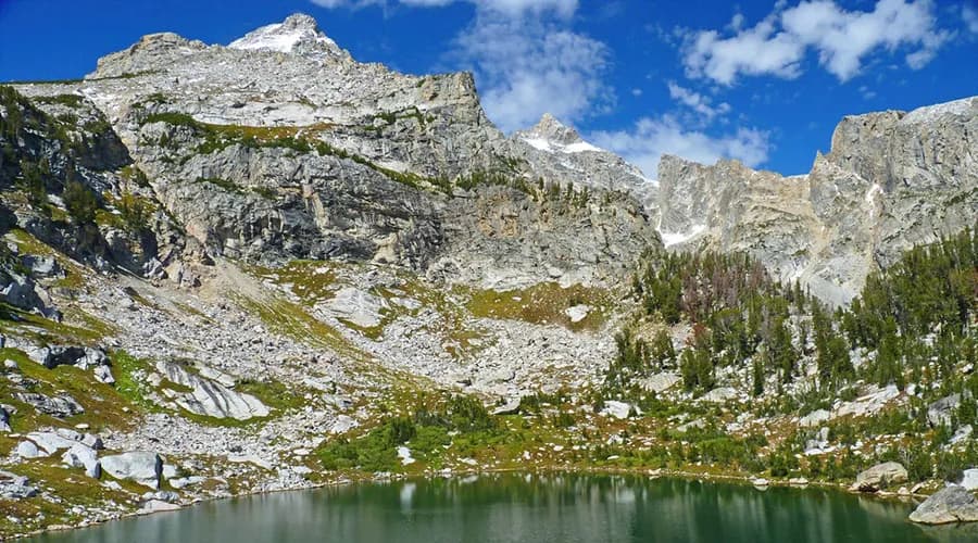 Surprise and Amphitheater Lakes in Grand Teton National Park
