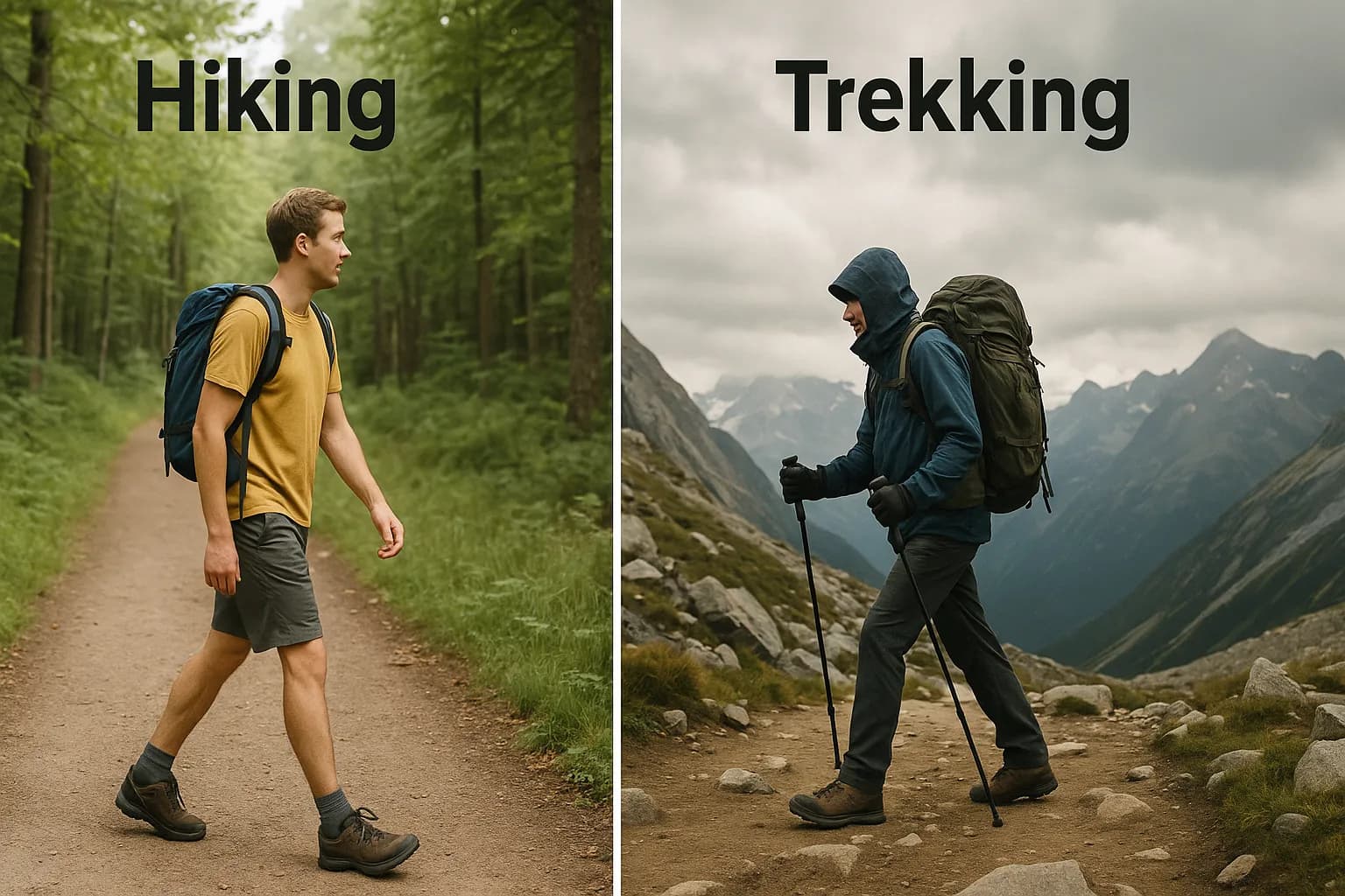 post-Hiking vs Trekking: What's the Difference?